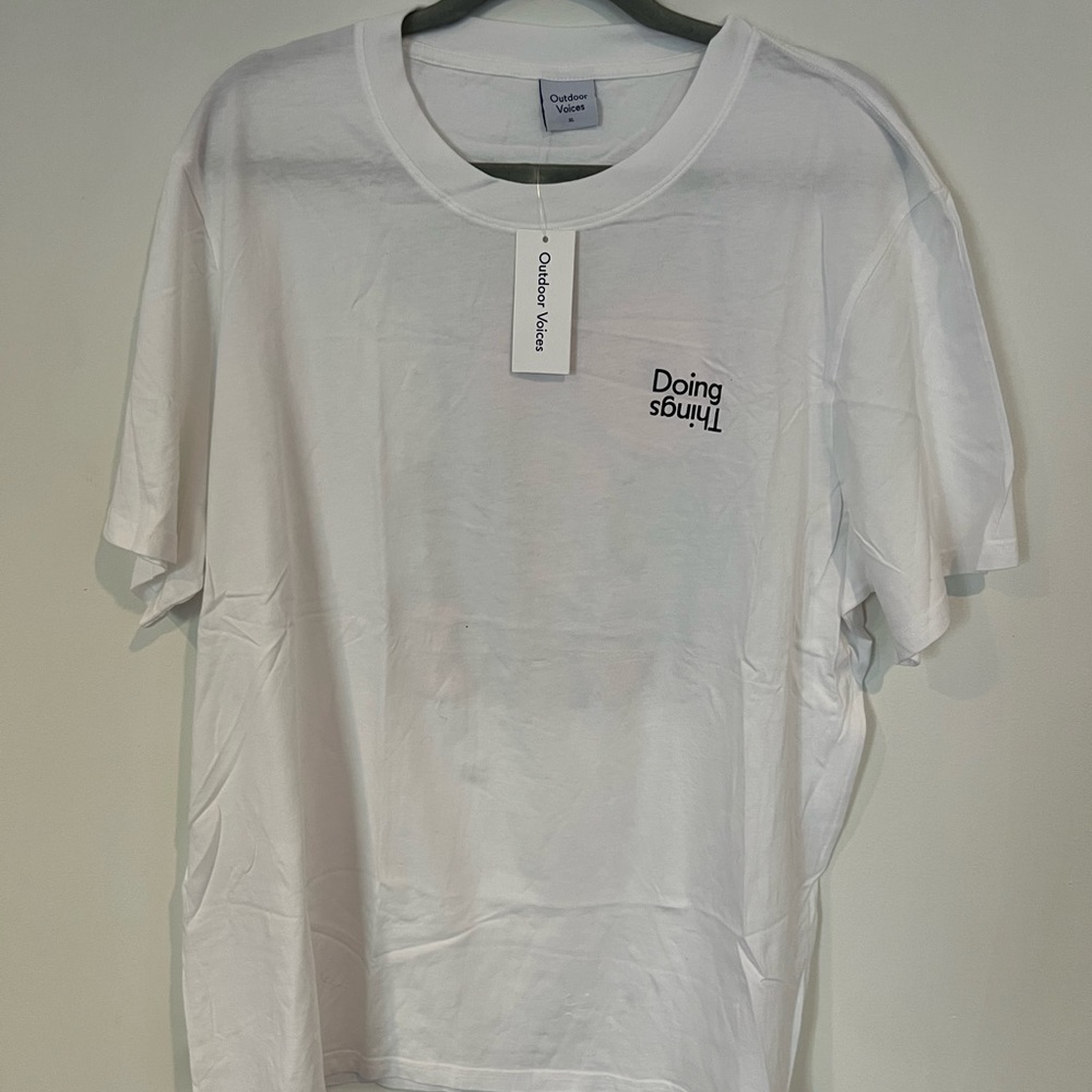 Outdoor voices short sleeve shirt